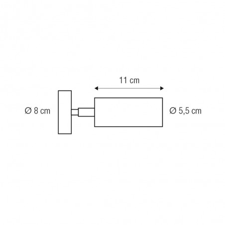 Aplique de pared orientable Kea