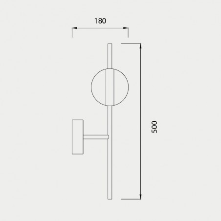 Aplique de pared LED Cuba (8W)