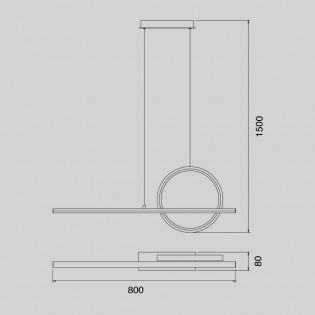LED Pendant Lamp Kitesurf (30W)