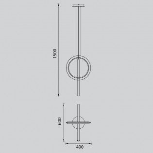 Lámpara colgante LED Kitesurf (48W)
