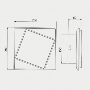 LED Wall Lamp Dakla (18W)