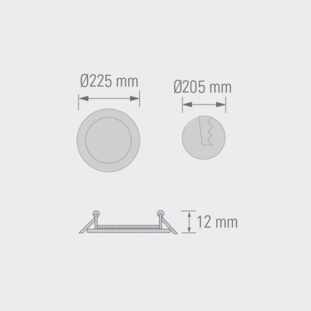 Downlight LED Know (18W)