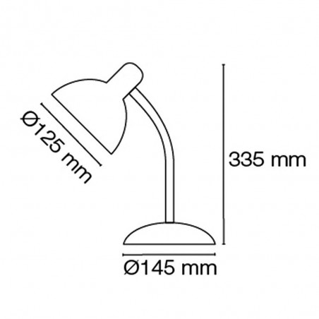 Flexo LED Back to 50's, Color: Negro