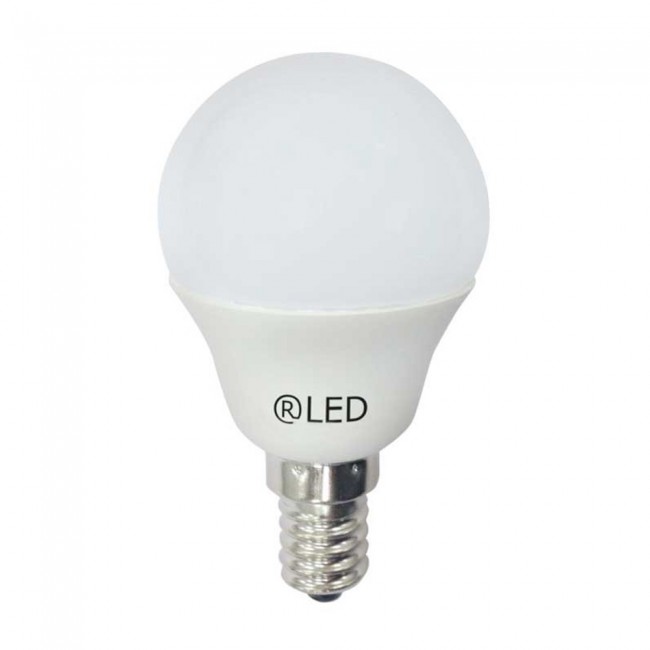 Bombilla LED EsfÃ©rica E14 (5.2W - 6000K)
