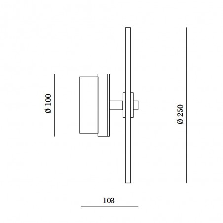 Aplique de pared Sual LED (9W)