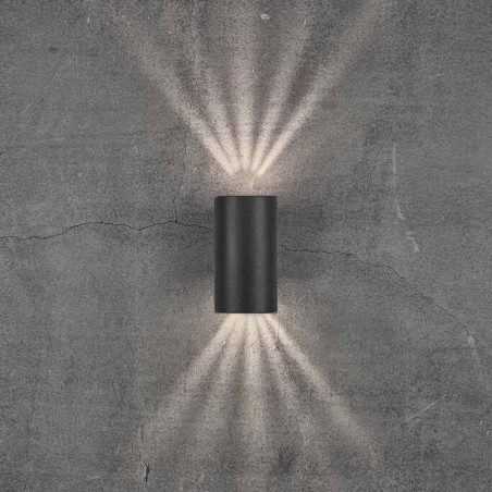 Aplique de exterior LED Asbol (2x6,50W)