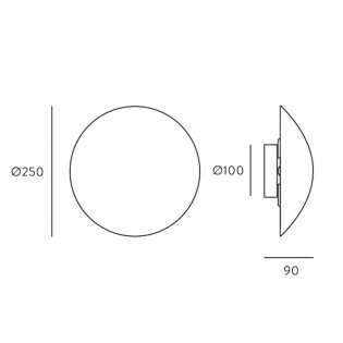 Aplique de pared MiniRoss
