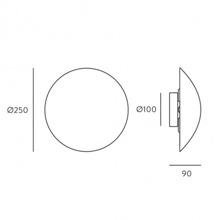 Aplique de pared MiniRoss