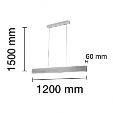 Ceiling light LED Drevo