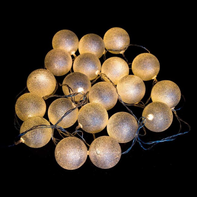 LED Garland Glowing Balls (20 lights)