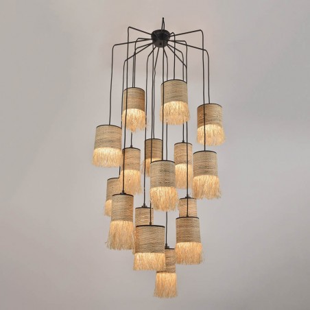 Lámpara colgante Formentera (16 luces)