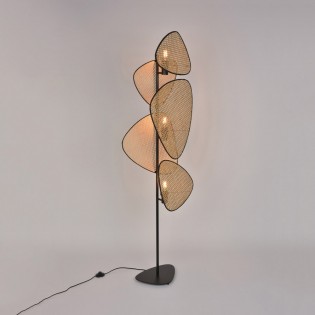 Floor Lamp Screen Cannage Natural