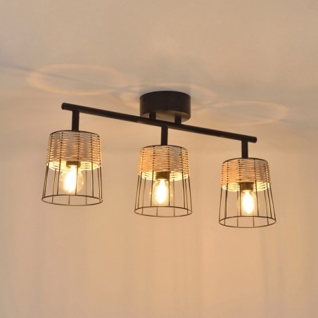 Regleta de techo Indah (3 luces)