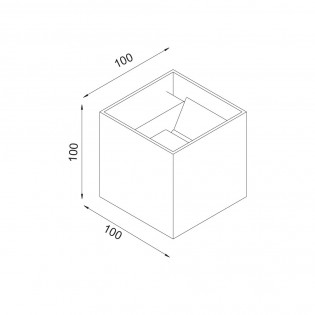 Aplique de exterior LED Davos (12W)