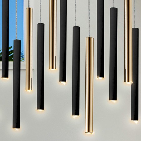 Lámpara de techo LED Varas (14x5W)