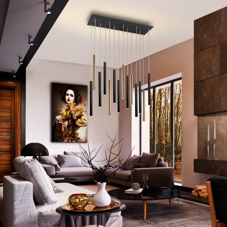 LED Ceiling Lamp Varas II (14x5W)