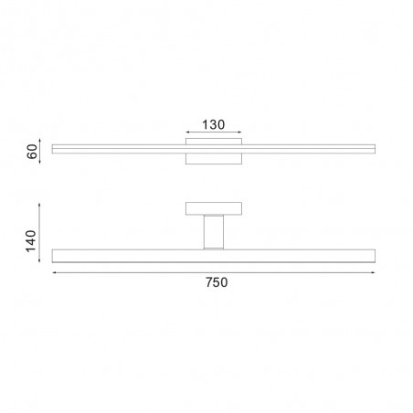 Aplique de baño LED Morne (20W)