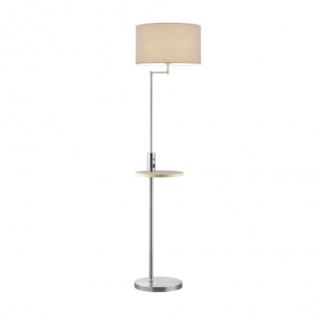 Floor lamp with shelf and USB Claas