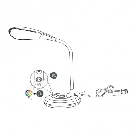 Flexo LED con base RGB Krait (3,5W)