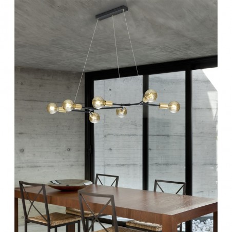 Pendant Lamp Cross (7 lights)