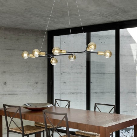 Pendant Lamp Cross (7 lights)