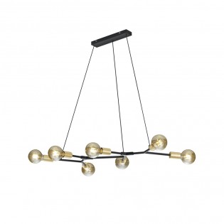 Lámpara colgante Cross (7 luces)