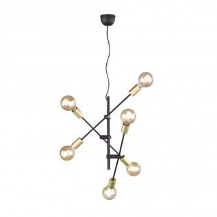 Lámpara de techo Cross (6 luces)