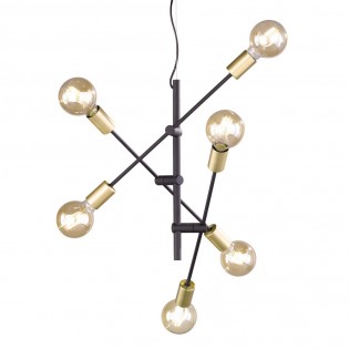 Lámpara de techo Cross (6 luces)