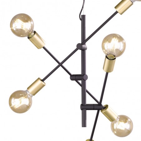 Lámpara de techo Cross (6 luces)