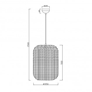 Suspended Lamp Runa