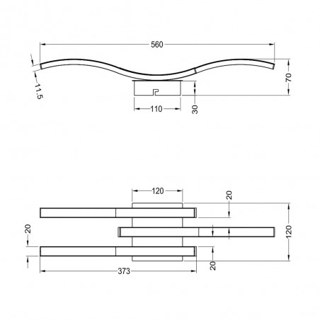 LED Flush Light Route (15W)