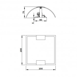 Aplique de pared Divo