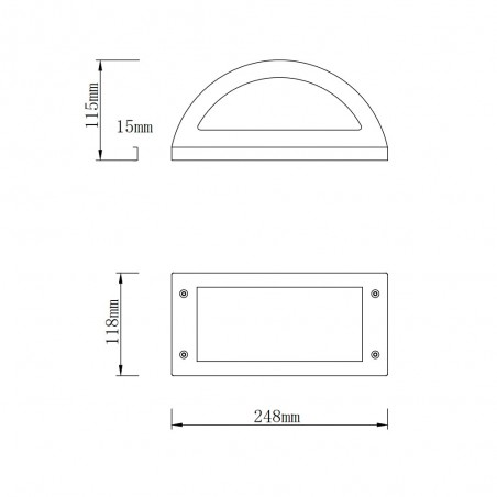 Outdoor LED Wall Lamp Kendal (12W)