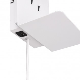 LED wall lamp with shelf & USB Element (3W)