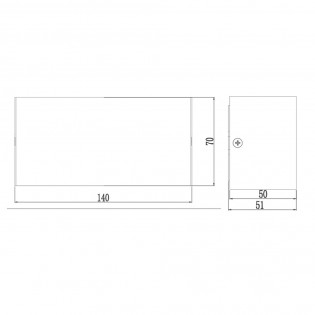 Aplique de exterior LED Trent (2x5W)