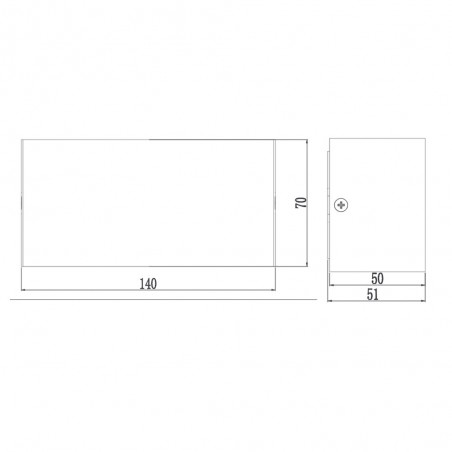 Aplique de exterior LED Trent (2x5W)