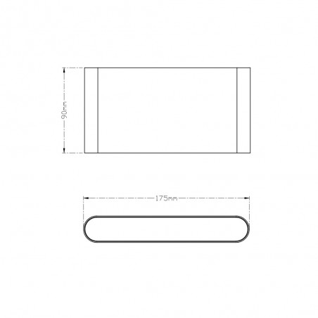Outdoor LED Wall Lamp Thames II (2x4,50W)