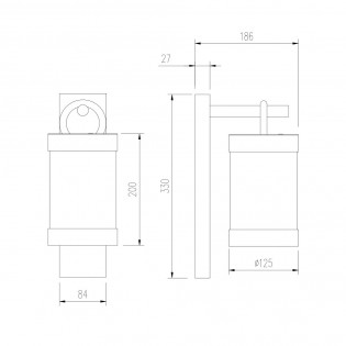 Outdoor Bollard Light Sambesi