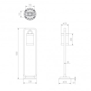 Baliza de exterior Sambesi II
