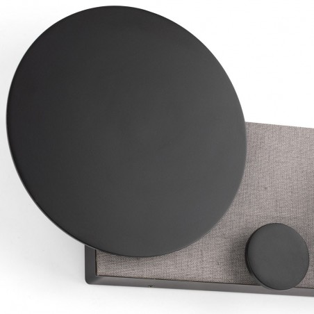 LED wall lamp with reader Klee Left (10+3W)