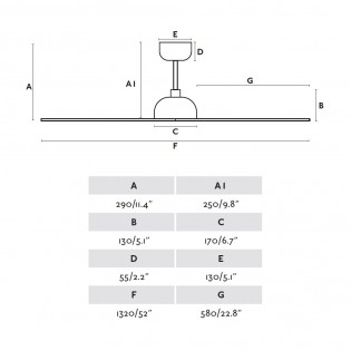 Ventilador de techo Gotland