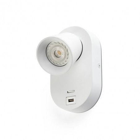 Aplique orientable con USB Corb
