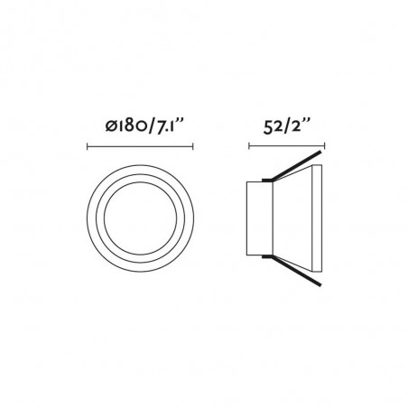 Downlight de techo LED Croc (19W)