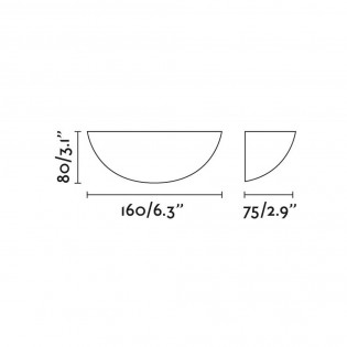 Aplique de pared LED Cobe (4W)