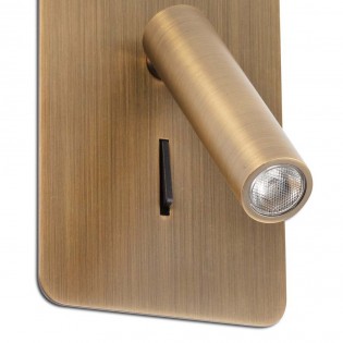 Aplique empotrable con lector LED Suau (3W)