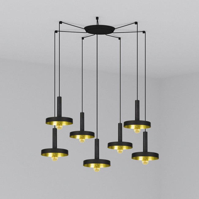 Lámpara colgante Whizz (7 luces) Lámpara colgante Whizz (7 luces)