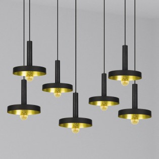 Lámpara colgante Whizz (7 luces)