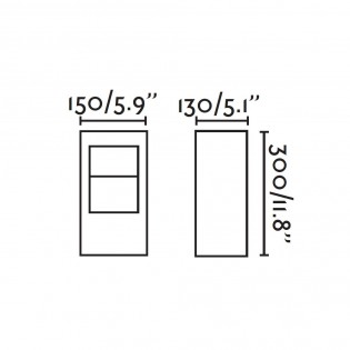 Outdoor LED Bollard Light Cast (10W)