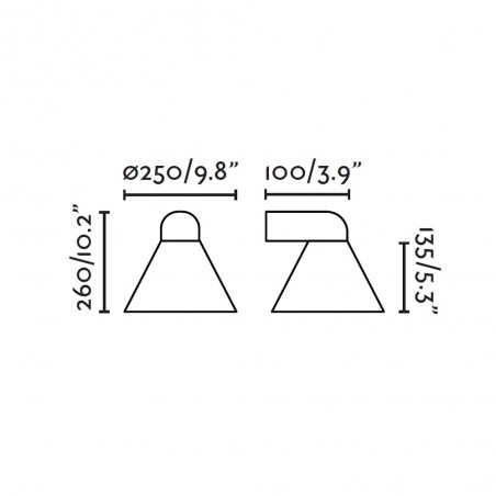 Aplique de pared exterior Pals