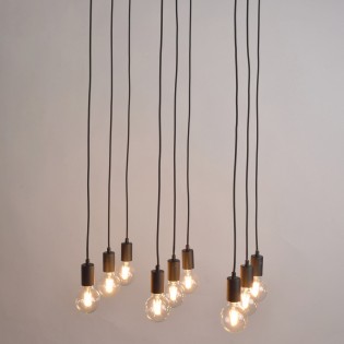 Lámpara colgante Grappe (9 luces)